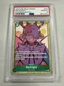 PSA 10 One Piece Card Game Backlight ST11-003 Uta Promo Alt Art Film Red - Picture 1 of 2