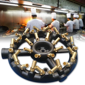 32-Spitzen Strahlbrenner 32 Spitzen Erdgas Strahlbrenner Chinesischer Wok Bereich Topfbrenner USA - Bild 1 von 8