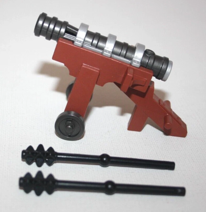 PLAYMOBIL 4865 4866 4870 6156 CANON MARRON CHEVALIERS MOYEN AGE - Photo 1/1