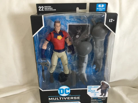 DC Suicide Squad 7" Action Figure - Peace Maker with King Shark 3 New Cover