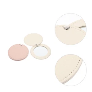 2 Pcs Beleuchtetes Make-up Tragbarer Schminkspiegel Mit Licht Lupe - Bild 1 von 12