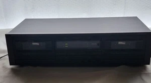 ONKYO TA-W450 High Speed Dubbing Stereo Double Cassette Deck Recorder Working - Picture 1 of 15