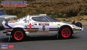 Hasegawa 1/24 Lancia Stratos HF 1981 Lace Rally Plastic Model 20561 - Picture 1 of 3