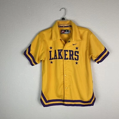 Los Angeles Lakers Nike Vintage Warm Up Jersey And Pants Size Medium - Image 1 of 4