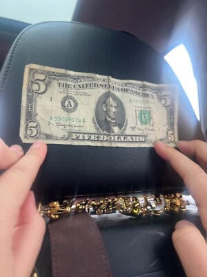 1963 5 dollar bill green seal - Image 1 of 3