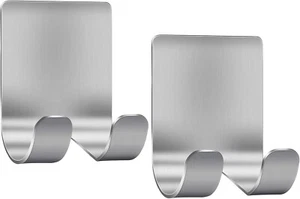 Razor Holder Shaver Hook Hanger Stand(2 Pack)Self Adhesive Stainless Steel Heavy - Picture 1 of 7