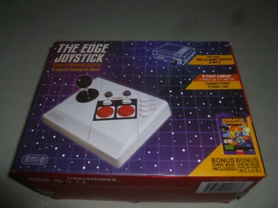 BOXED THE EDGE JOYSTICK NINTENDO NES GAMERS ADVANTAGE JOYSTICK CONTROLLER WII U  - Image 1 of 2