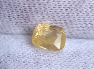 Sri Lanka Yellow Sapphire Unheated Untreated Loose Gemstone 1.30 Cts - Picture 1 of 6