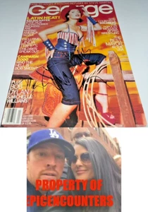 SUPER SEXY! SALMA HAYEK SIGNED RARE GEORGE MAGAZINE W/PROOF W/COA DESPERADO - Picture 1 of 3