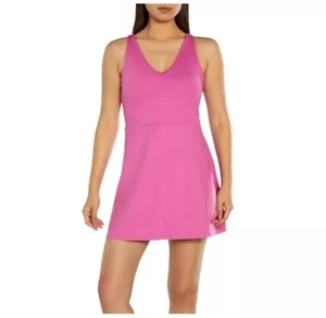NWT GapFit Women's Moisture Wicking Shelf Bra Active Tank Dress Rosebud XL - Picture 1 of 2