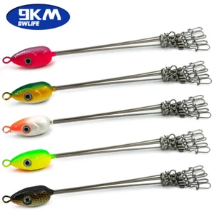 Alabama Rig Umbrella Rigs for Fishing Multi-Lures 5 Wire Rig Snap with Swivel - Picture 1 of 6