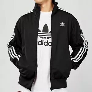 Adidas Originals Men's Size Small Firebird Track Jacket Black/White US Men's - Picture 1 of 10