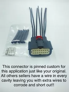 Ford Mustang 2018 2019 2020 2021 LED Headlight Pigtail “CONNECTOR” 6-wire - Picture 1 of 5
