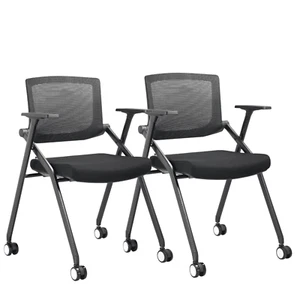 Abeeha Training Chairs for Office, Home - Mesh Backrest Classrooms Chairs, 2Pack - Picture 1 of 7