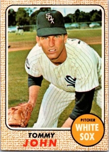 VINTAGE SPORT BASEBALL CARD 1968 TOMMY JOHN CHICAGO WHITE SOX NO253 - Picture 1 of 2