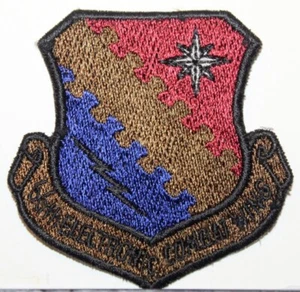 US Air Force 66th Electronic Combat Wing Crest Badge Insignia Subdued Patch - Picture 1 of 2