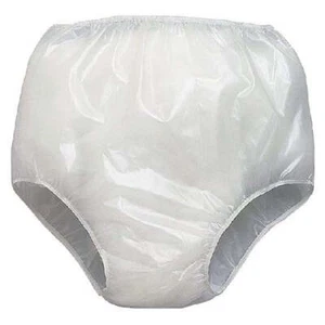 Pantalón pull-on de vinilo unisex Fiberlinks, reutilizable, impermeable, sin látex paquete de 3 - Imagen 1 de 6