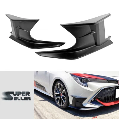 Alerón Canard negro mate para parachoques delantero negro mate US 25 para Toyota Corolla AURIS E210 Foto 1 de 4