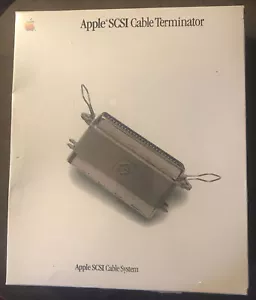 Vintage OEM Apple Macintosh 50 Pin SCSI Cable Terminator M0209 NOS Mac Sealed - Zdjęcie 1 z 6