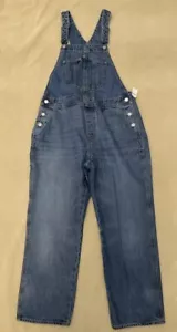 Old Navy Overalls Jeans 12 Womens Nwt Denim Bibs - Picture 1 of 4