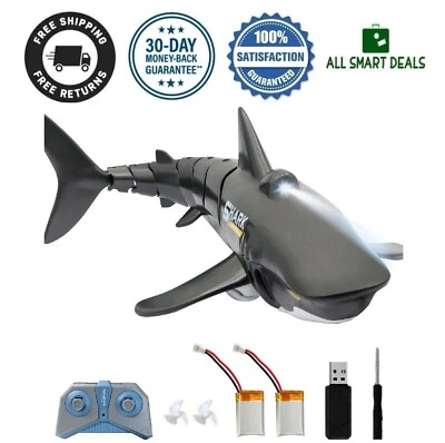Tiburon A Control Remoto Para Niños Ninos Para Piscina Tina Funcional Regalo - Image 1 of 4