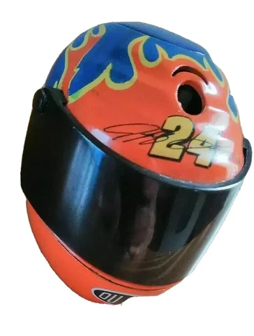 Jeff Gordon Cigarette Lighter Nascar Number 24 Car Racing Red Blue Flames Helmet Cover