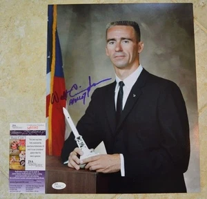 Walt Cunningham Signed 11x14 Photo w/ JSA COA #M93342 Walter NASA Apollo 7 - Picture 1 of 2
