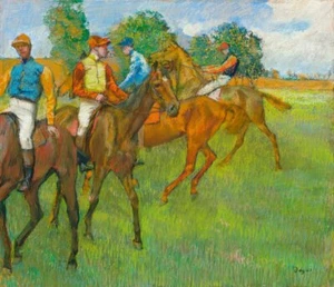 Before the Race 1887 to 1889 , Edgar Degas, Art Print Poster 11" x 14" - Picture 1 of 1