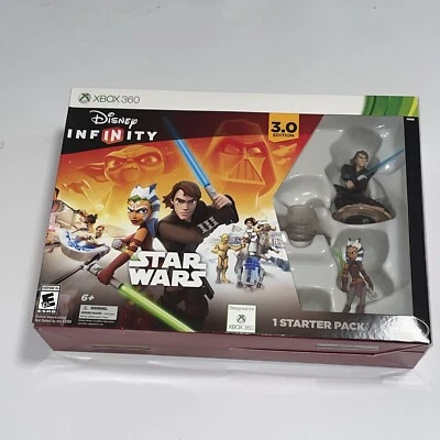 Disney Infinity: STAR WARS 3.0 Edition, Xbox 360 Starter Pack. New/Factory Seal - Image 1 of 4