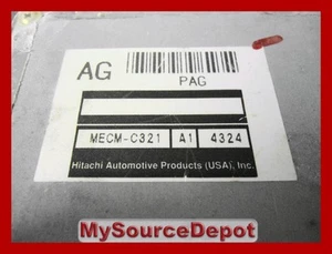 1994,1995 QUEST,VILLAGER,ENGINE COMPUTER ECM MECMC321 - Picture 1 of 3
