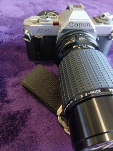 Canon AV-1 35mm SLR Film Camera With 70▪︎210 Zoom Lens  - Picture 1 of 5