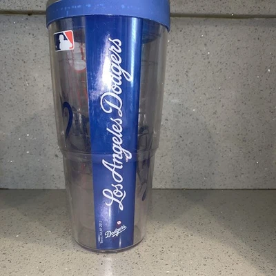 LOS ANGELES DODGERS, 24oz DOUBLE WALL, TUMBLER FROM TERVIS WITH LID INCLUDED - Image 1 of 4