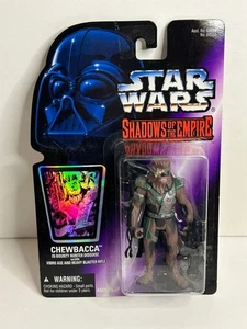 Star Wars Ombre dell'Impero Chewbacca in Bounty Hunter travestimento Kenner quasi nuovo - Foto 1 di 4