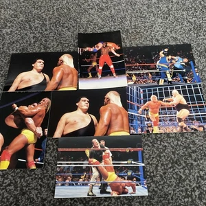 WWE WWF Wrestlemania Live Postcard Classic Wrestler 6x4 Inches - Picture 1 of 12