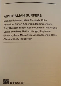 Australian Surfers: Michael Peterson, Mark Richards, Koby Abberton, Simon Anders - Foto 1 di 9