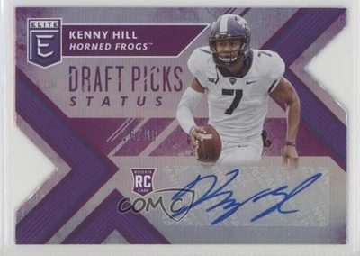 2018 Elite Draft Picks Status Purple Die-Cut /99 Kenny Hill #265 Rookie Auto RC - Image 1 of 2