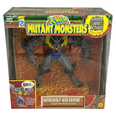 Marvel X-Men Mutant Monsters WEREWOLF WOLVERINE 1996 Toy Biz NIB MOC NEW Vintage - Image 1 of 4
