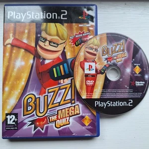 Buzz The Mega Quiz PS2 Spiel Sony Playstation Two Retro getestet Multiplayer PAL sehr gut - Bild 1 von 6