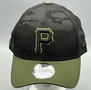 New Era Mütze Pittsburgh Pirates Black Camo Team Classic 39Thirty Flex Fit Gr. M/L - Bild 1 von 4