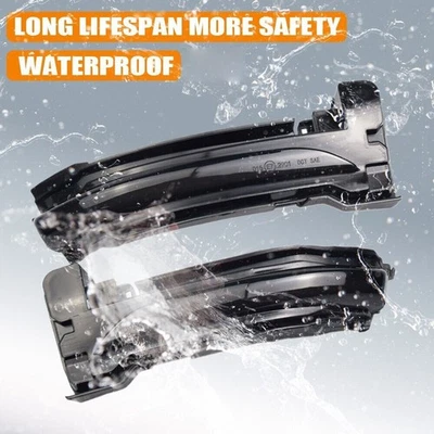 Adatto per Ford Focus MK4 dall'anno 2019-2023 coppia indicatori di direzione LED specchietti retrovisori esterni - Immagine 1 di 4