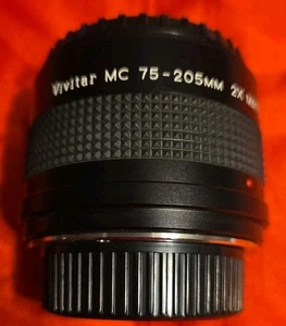 Vivitar MC 75-205mm 2X Matched Multiplier Lens For C/FD Made In Japan W/Case - Picture 1 of 4