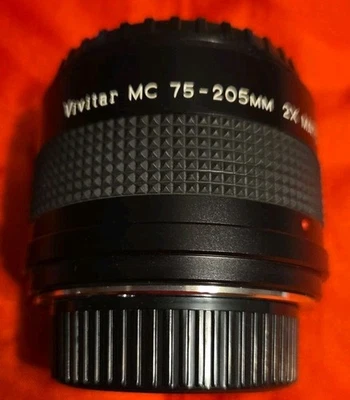 Vivitar MC 75-205mm 2X Matched Multiplier Lens For C/FD Made In Japan W/Case - Image 1 of 4