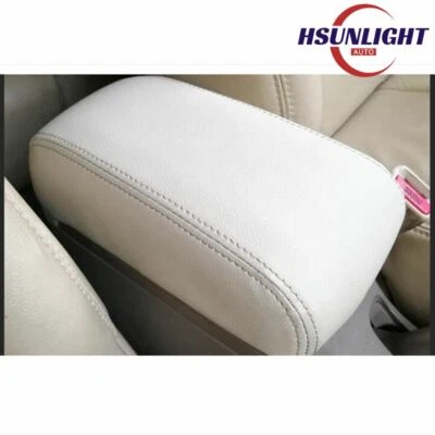 Cubierta de reposabrazos con tapa de consola de cuero beige para Hyundai 2006-2013 Tucson Foto 1 de 4