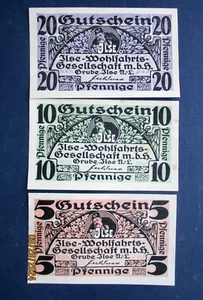 Alemania, 5,10,20 Pfennig, Notgeld, 3 billetes, 1921, #9 - Imagen 1 de 2