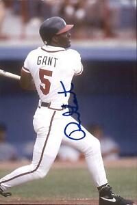 Ron Gant Signed 4x6 Photo Atlanta Braves Cincinnati Reds St Louis Cardinals Auto