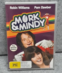 NEW: MORK & MINDY Season 2 Robin Williams TV Series DVD Region 4 PAL Free Post - Picture 1 of 2