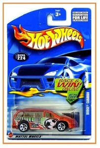 HOT WHEELS DODGE CARAVAN #224 ORANGE L/C DIECAST SCALE 1/64 MADE IN 2002 - Picture 1 of 13