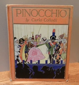 1926 "Pinocchio" by Carlo Collodi hardcover book - Picture 1 of 9