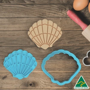 Estampilla y cortadora de galletas Sea Shell - Imagen 1 de 4