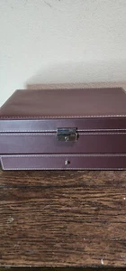 Mens 12 Slots Watch Box Case Organizer Watches Jewelry Storage w/ Drawer Holder - Picture 1 of 5